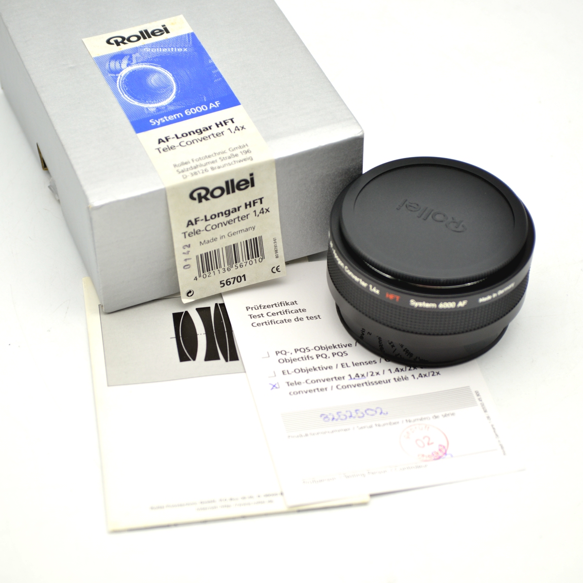 禄莱 Rollei  AF-Apogon 1.4X  自动对焦增倍镜 新同品 带包装