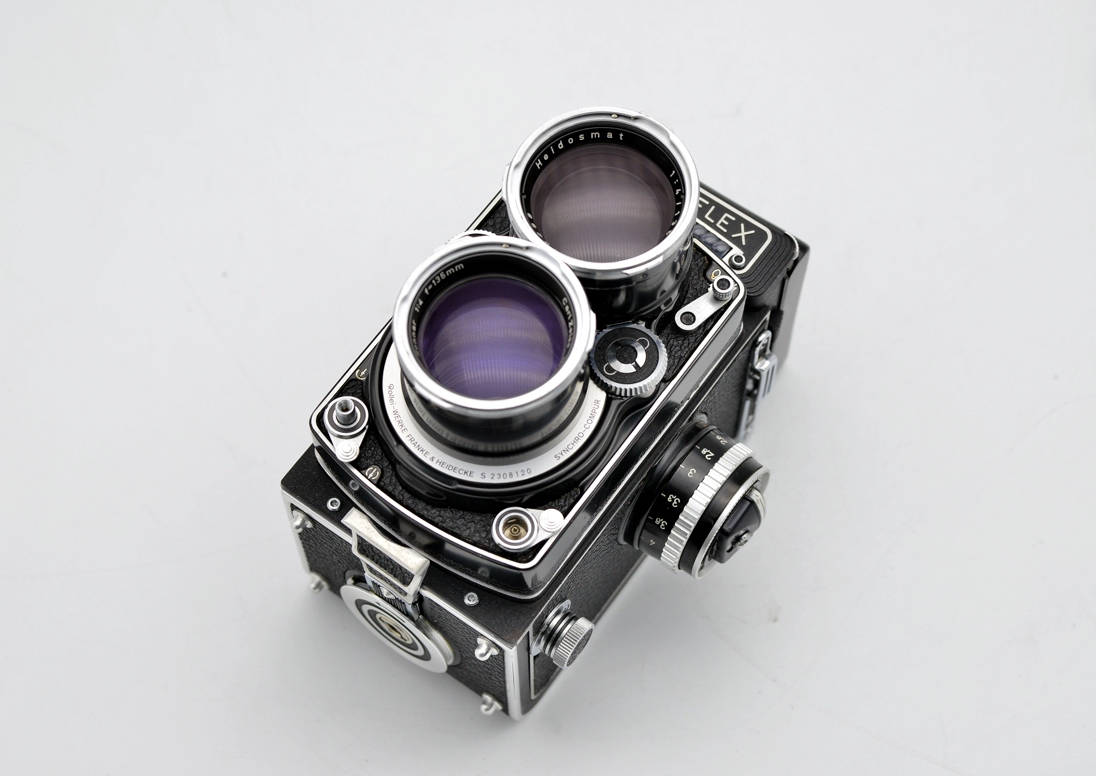 禄莱 禄来 Tele-Rolleiflex 135mm望远型 后期白脸 极上品中画幅