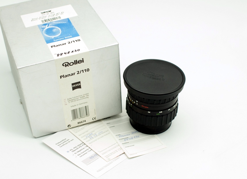 禄莱 Rolliei  Planar 110/2 PQ 神镜 HY6、6008 新同品 带包装