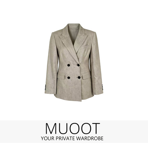 【MUOOT】进口亚麻·轻奢老钱风西装外套116E0802+KX2409073
