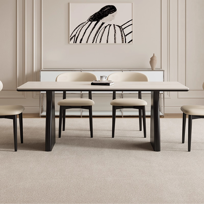 家用复古设计师大板全实木长方形