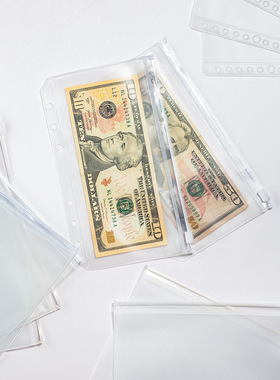 外国纸币存钱本收藏本可放现金大容量票据纪念钞钱币人民币收藏册