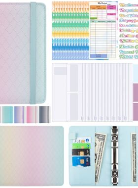 A6 Budget Binder Refillable 6 Ring Notebook Personal Planner