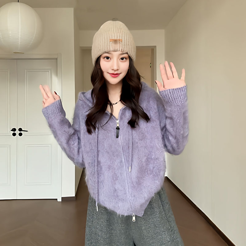 秋冬薇胖mm巨好看的外套上衣开衫