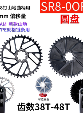 STONE 8钉直装0偏移量正负齿单盘 T-TYPE链条用 xx sl x0 gx 12速