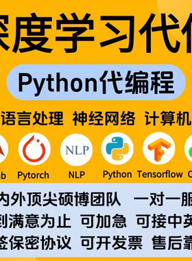 Python代编程深度学习神经网络算法代做创新点消融实验指导接单