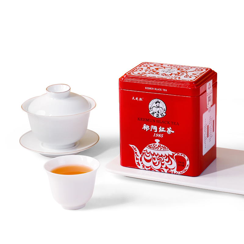 天之红祁门红茶特二级祁红1985传统工夫红茶原产地罐装茶叶200g_虎窝淘