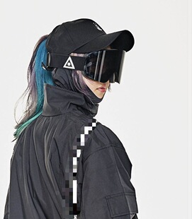 邂逅摩登 滑雪护脸网红V脸护面小脸神器头戴款护脸滑雪面罩