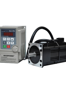 台湾ADLEEPOWER爱德利AM-250H无刷电机BL2-104H驱动器6000转220V