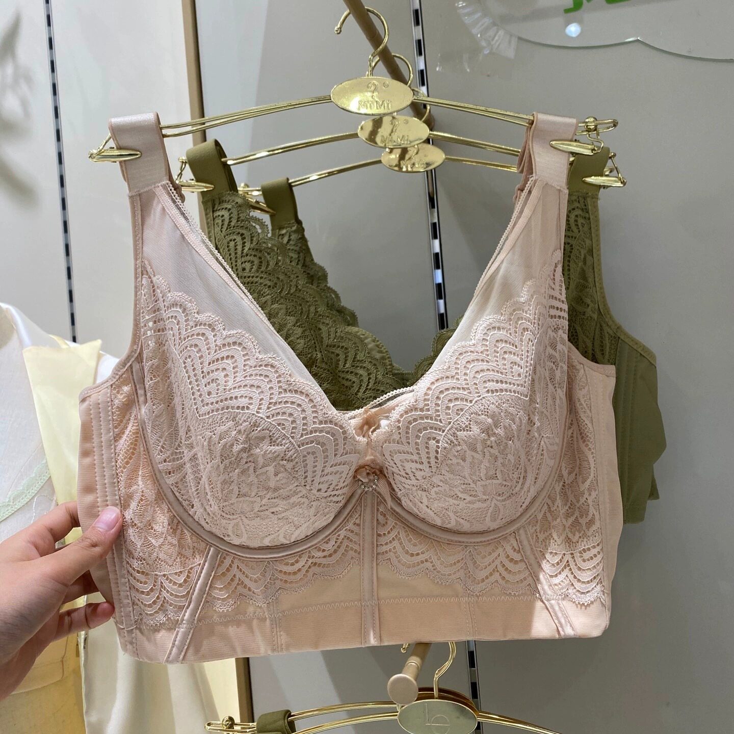 内衣女四排扣收副乳CD杯夏季