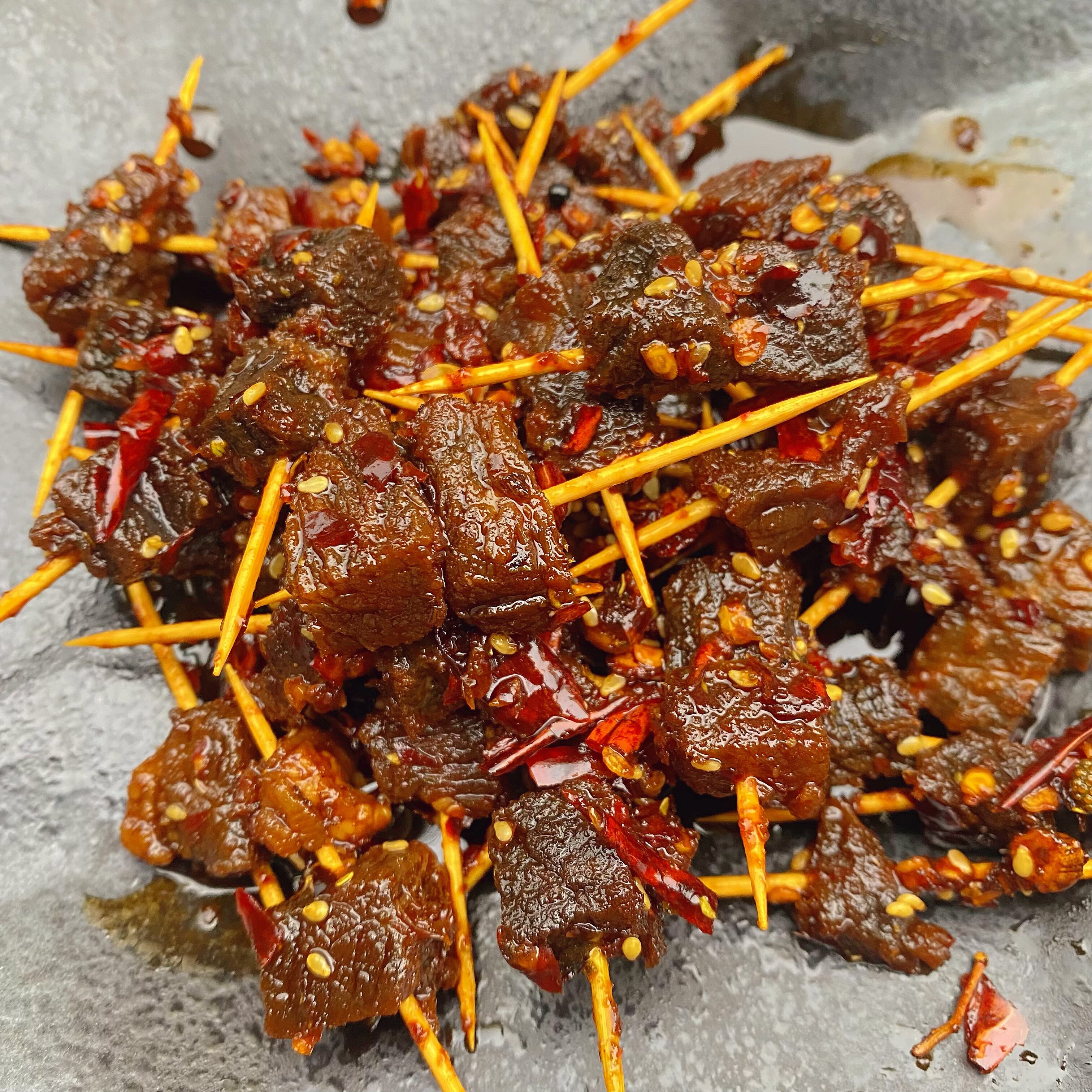 辣家铺子自贡牙签牛肉100克开袋即食麻辣口味四川特产
