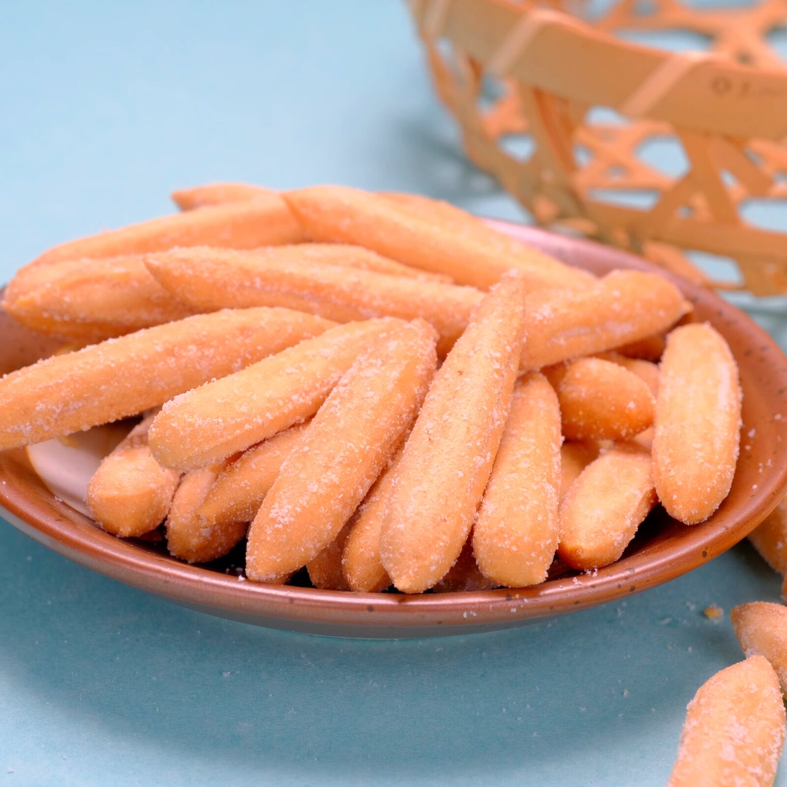 芥末脆脆长沙特产沙利文芥末味酥性饼干手工休闲零食120g