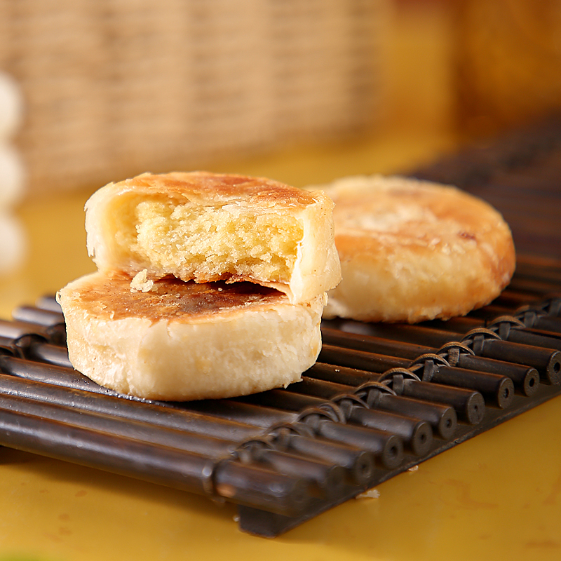 饼密码正宗惠来手作特产原味绿豆饼380g包邮
