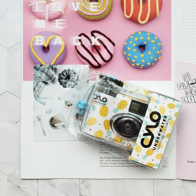 미국 다이빙 CYLO 수중 카메라 일회용 필름 방수 스키 수중 수중 매우 차가운 물 땅 비오는 날