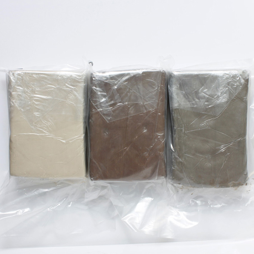 精制紫砂土/陶土/软陶泥/纸粘土/雕塑塑模型材料/目结土