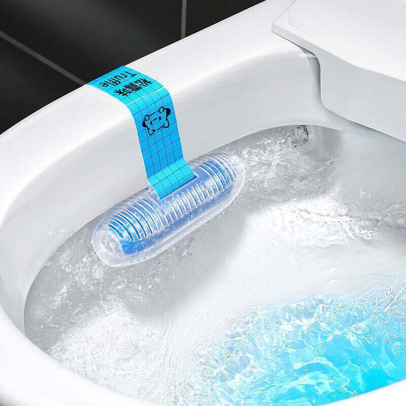 智能马桶洁厕宝悬挂式蓝泡泡无水箱马桶清洁挂篮厕所除臭除垢