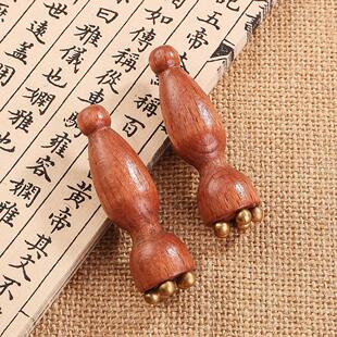 小莲蓬黄铜小莲蓬眼部拨筋棒面部按摩器脸部美容点穴护肤工具