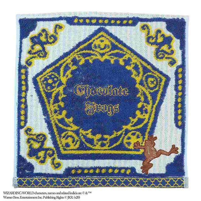 模の宅◆日单 哈利波特 巧克力蛙 糖果 卡通刺绣贴布 方巾/手帕