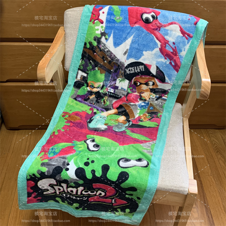 喷射战士Splatoon毛巾日本卡通
