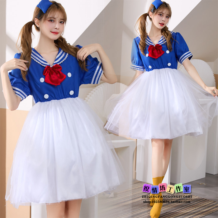 蓬蓬裙米老鼠表演服送袜子