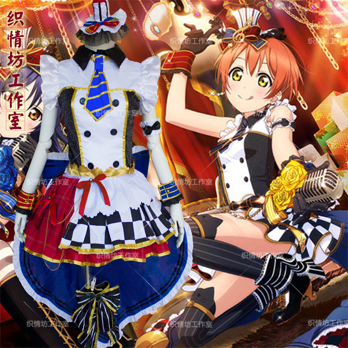 现货cosplay动漫服 LoveLive!9月SR女仆觉醒星空凛 打歌服女仆装 模玩/动漫/周边/娃圈三坑/桌游 Cosplay女装/cos女装 原图主图