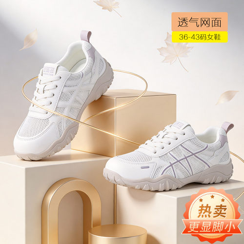 网面透气大码阿甘鞋女41到43网鞋