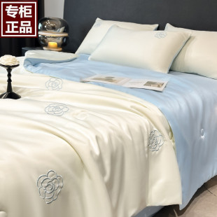 新款家纺A类夏凉被夏季夏凉被可机洗丝滑裸睡被子床单床上用品34