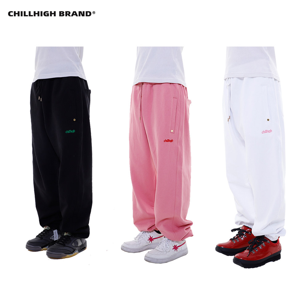 Chillhigh 2020 Spring and summer Guochao street Retro American style Cotton Embroidery Easy leisure time Gym shoes sweatpantsin the Men's clothing, Casual pants  category - from Buy2taobao.com to provide professional Taobao agent buy service