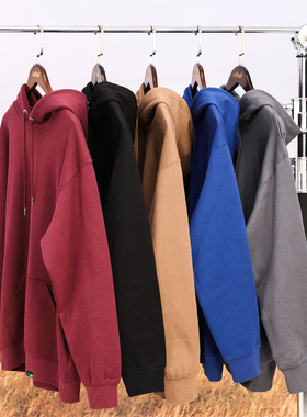 ChillHigh C320SH美式极简纯色合身Slim Fit版型纯棉潮连帽卫衣