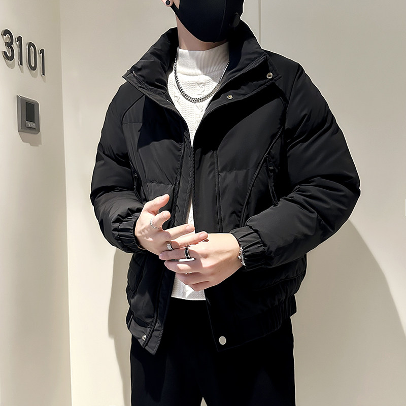 2025冬装男士修身加厚男棉衣外套F26-P138控178卡其色,男装棉衣,电商D313
