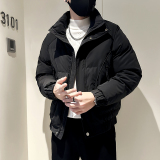 2025冬装男士修身加厚男棉衣外套F26-P138控178卡其色，男装棉衣，电商D313