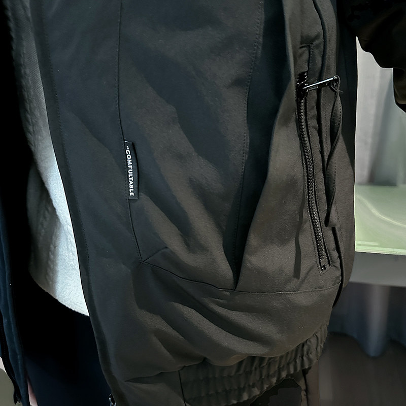 小伙2025冬装加厚设计男士皮棉衣外套F127-P138控178咖色,男装棉衣,电商D313