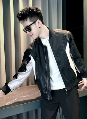 社会小伙 秋装新款男时尚夹克男外套  J256-P128 控168 黑色