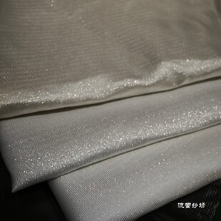 金银丝缎布料高密七彩纯色lolita礼服马面裙汉服面料舞台装饰背景
