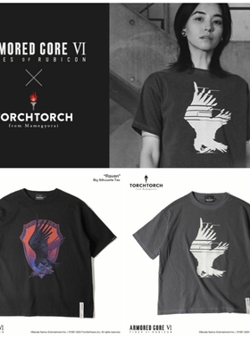 装甲核心6境界天火 ARMORED CORE VI Torch Torch 联名宽松版T恤