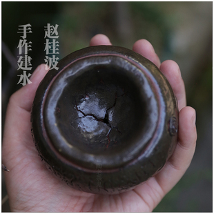 【赵桂波 手捏建水】工夫器 潮州工夫茶 茶盘 壶承 全手工 干泡