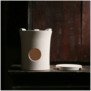 【赵桂波 手工白泥炉】工夫器 潮州工夫茶炉 炭炉 文人凉炉 碳炉