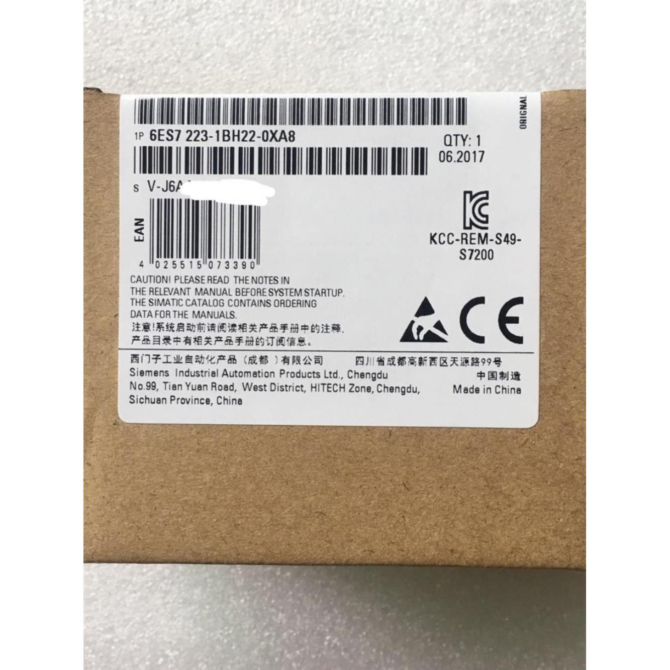 6ES7223-1BH00-OXAO6ES7 223-1PH22-0XA8/0 S7-200 EM223