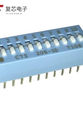 原厂正品206-10S全新SWITCH SLIDE DIP SPST 50MA 24V