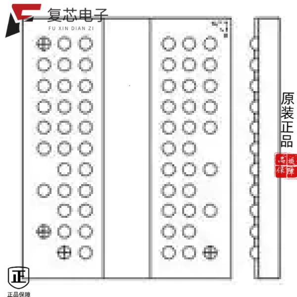 原厂正品MT47H64M8SH-25E:H TR全新IC DRAM 512MBIT PA