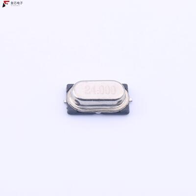 原厂正品24M 12PF 10PPM 4P全新无源晶振 HC-49S-SMD-4