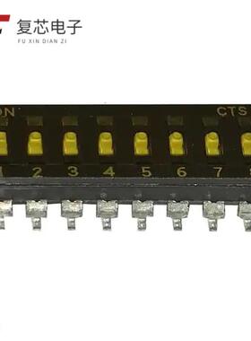 219-8LPST全新SWITCH SLIDE DIP SPST 100MA 20V原厂