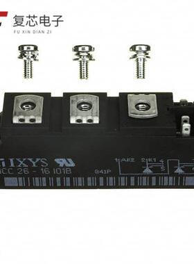 MCC26-16IO1B全新THYRISTOR MODULE 1600V 2X32A原厂