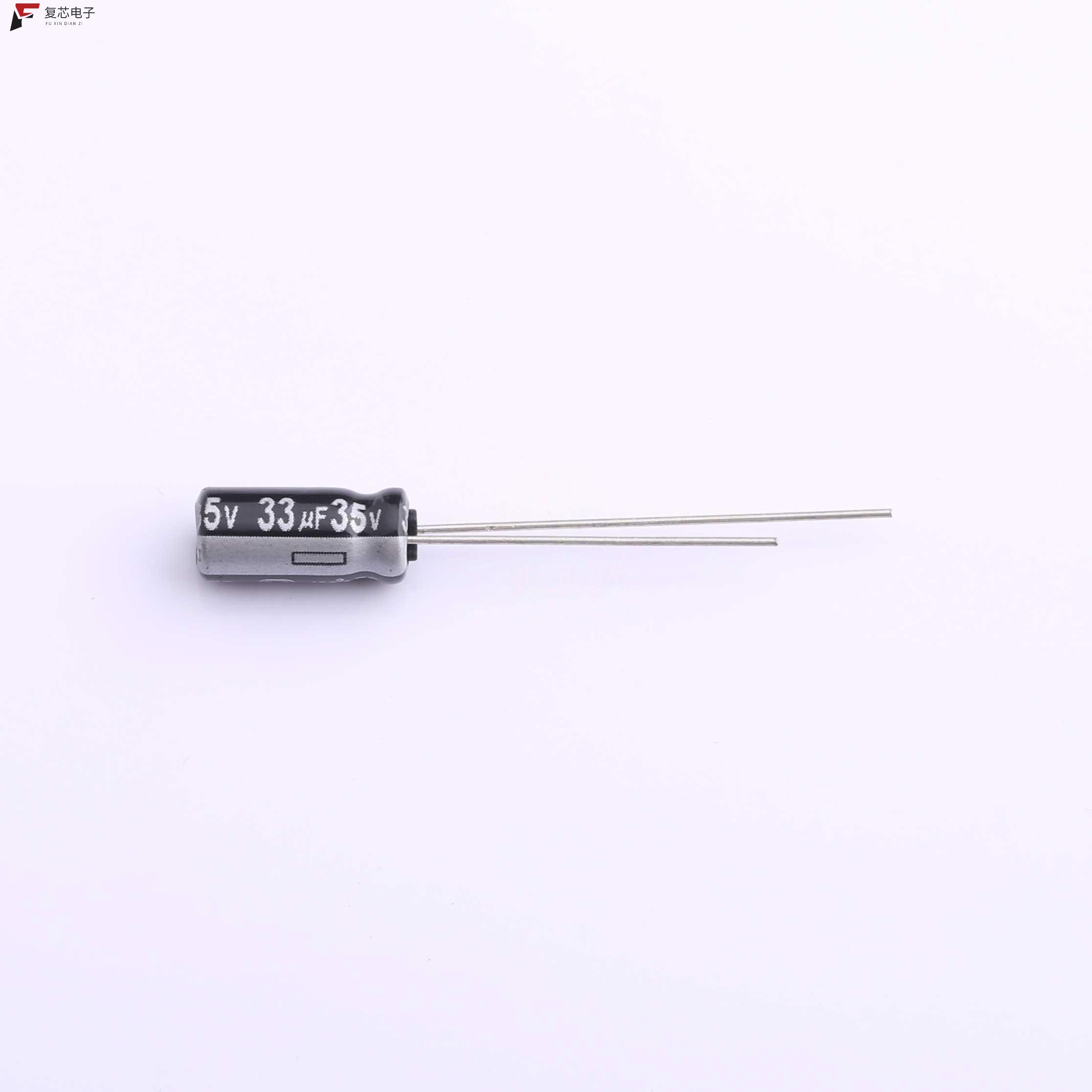 原厂正品EEUEB1V330S全新直插铝电解电容 ±20% - 35V 3