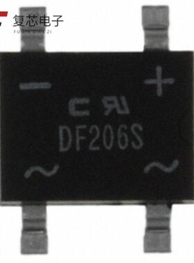 DF206S-G全新BRIDGE RECT 1PHASE 600V 2A DFS原厂正品