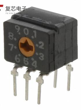 A6CV-10R全新SWITCH ROTARY DIP BCD 100MA 30V原厂正品