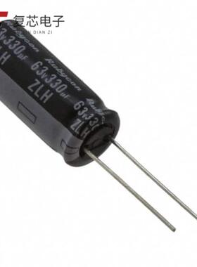 63ZLH330MEFC10X23全新CAP ALUM 330UF 20% 63V RA