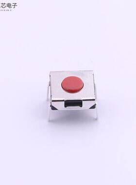 原厂正品TC-1157-C-A全新6.2x6.2x2.5红色按钮四脚 260