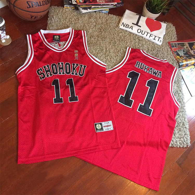 灌篮高手刺绣樱木花道湘北10号山王工高9号背心篮球服背心可定制