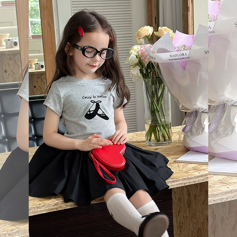 柒号童仓女童韩版时尚圆领短袖T恤夏装新款儿童休闲短款上衣潮,童装/婴儿装/亲子装,T恤,淘宝优惠券,粉丝福利购,淘宝优惠卷